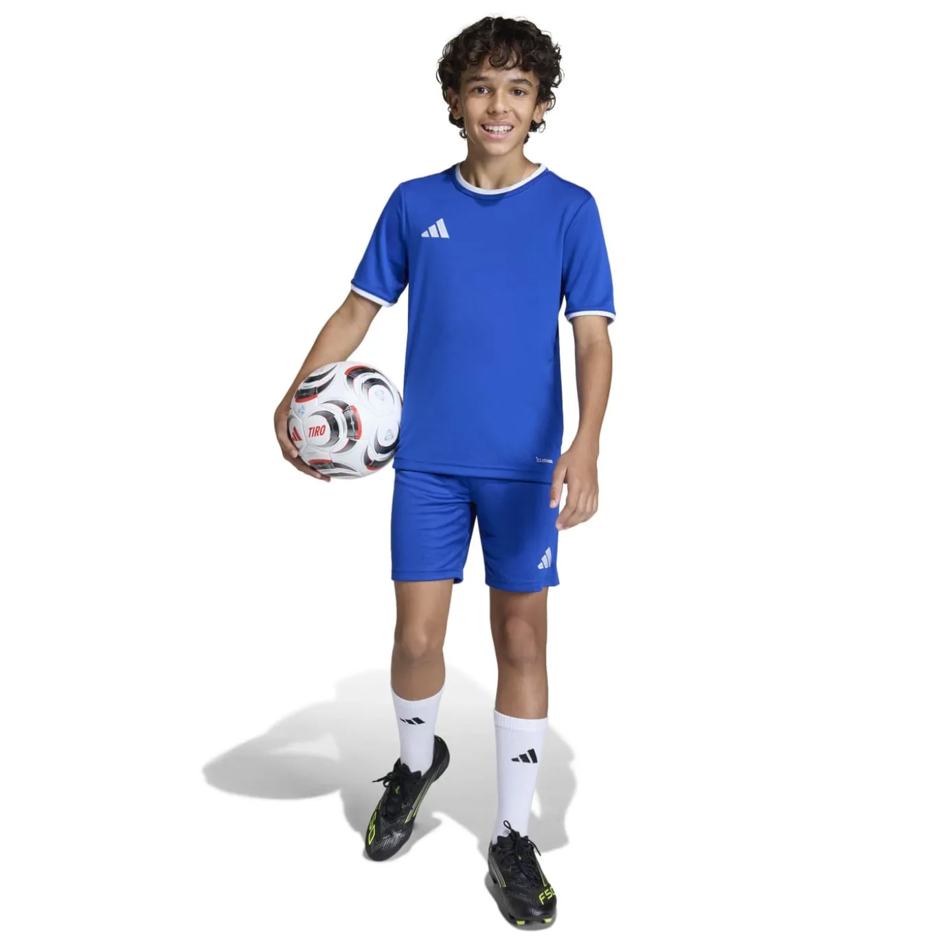 adidas Entrada 26 Voetbalshirt Kids Blauw Wit