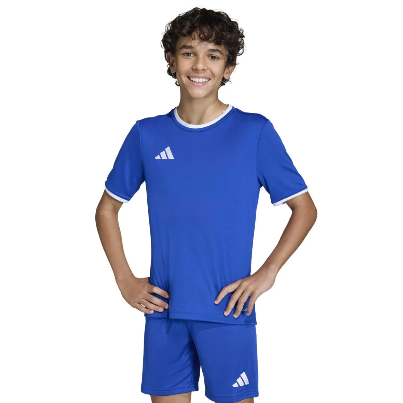 adidas Entrada 26 Voetbalshirt Kids Blauw Wit
