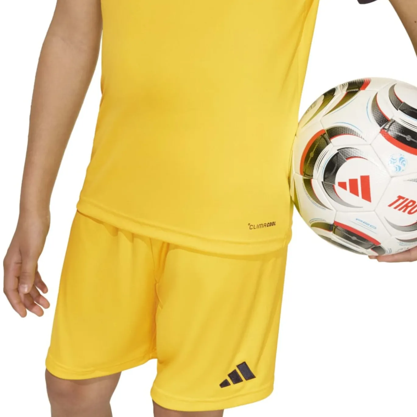 adidas Entrada 26 Voetbaltenue Kids Geel Zwart