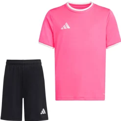 adidas Entrada 26 Voetbaltenue Kids Roze Zwart