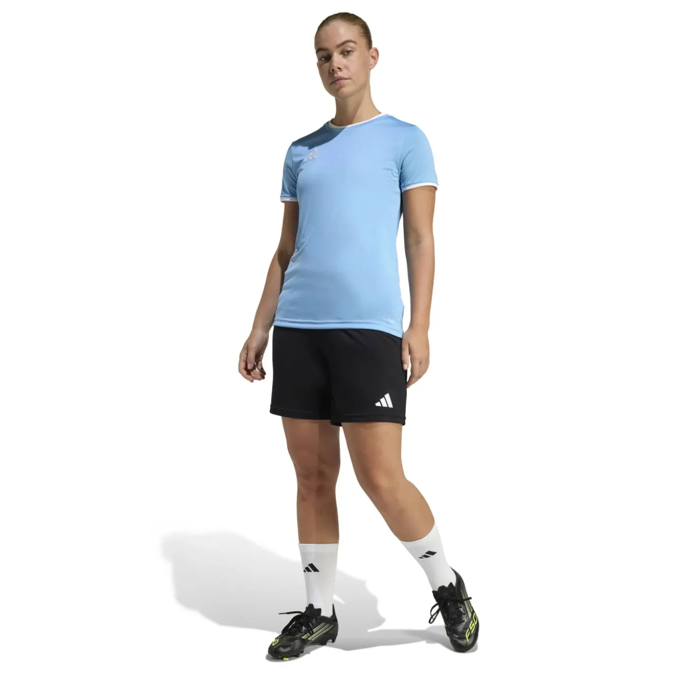 adidas Entrada 26 Voetbaltenue Dames Lichtblauw Zwart