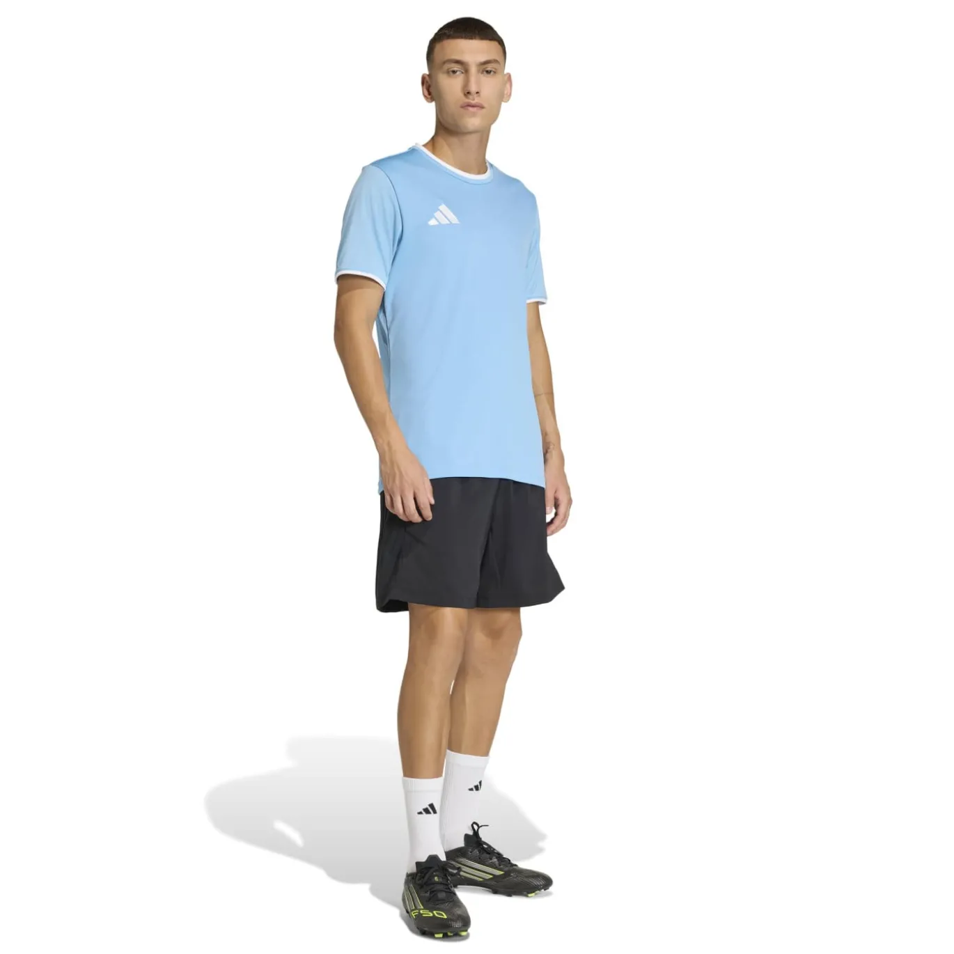 adidas Entrada 26 Voetbaltenue Lichtblauw Zwart