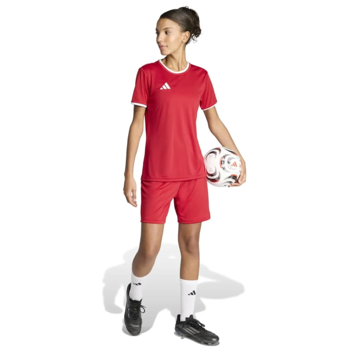 adidas Entrada 26 Voetbaltenue Dames Rood Wit