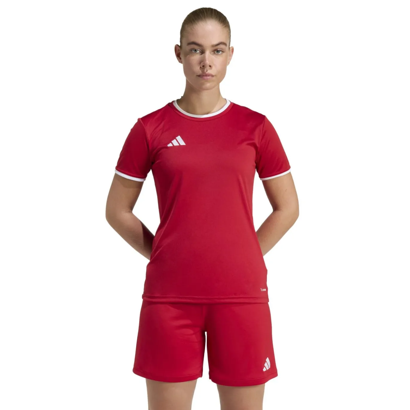 adidas Entrada 26 Voetbaltenue Dames Rood Wit