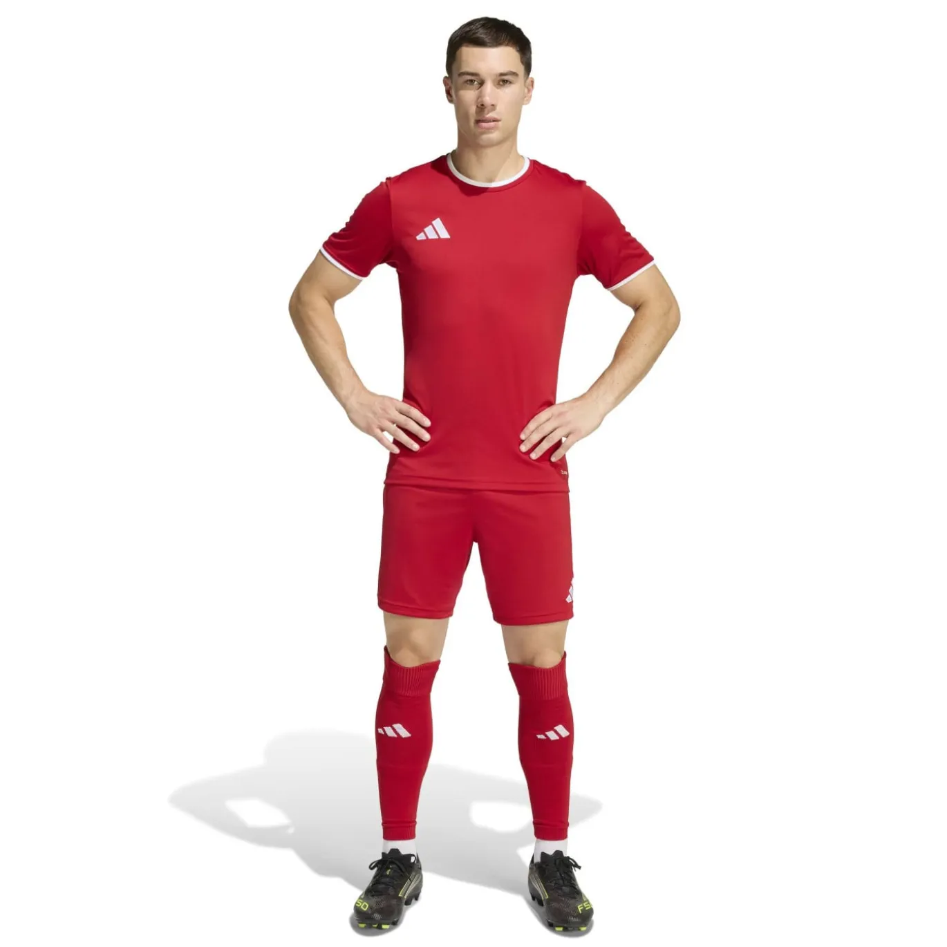 adidas Entrada 26 Voetbaltenue Rood Wit