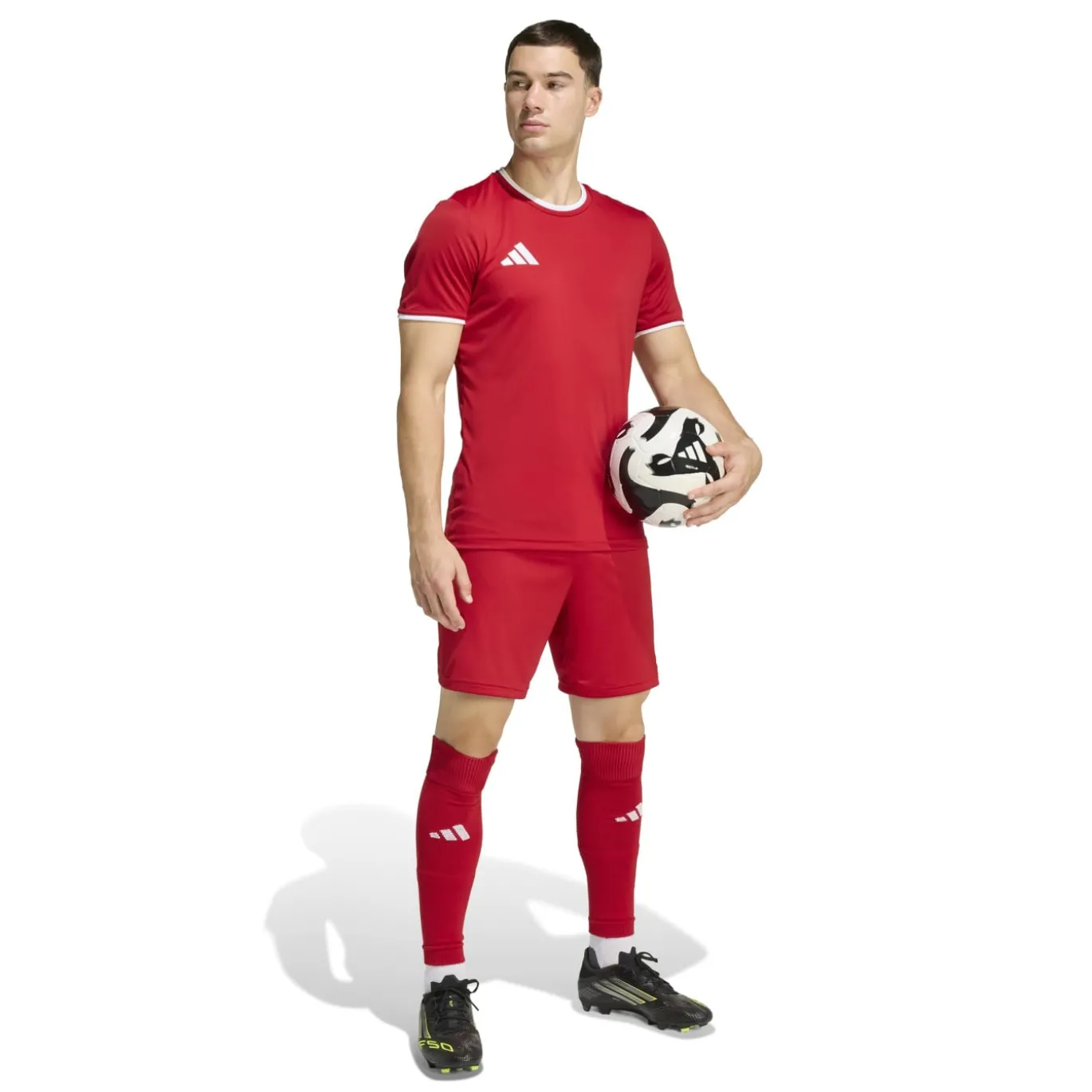 adidas Entrada 26 Voetbaltenue Rood Wit