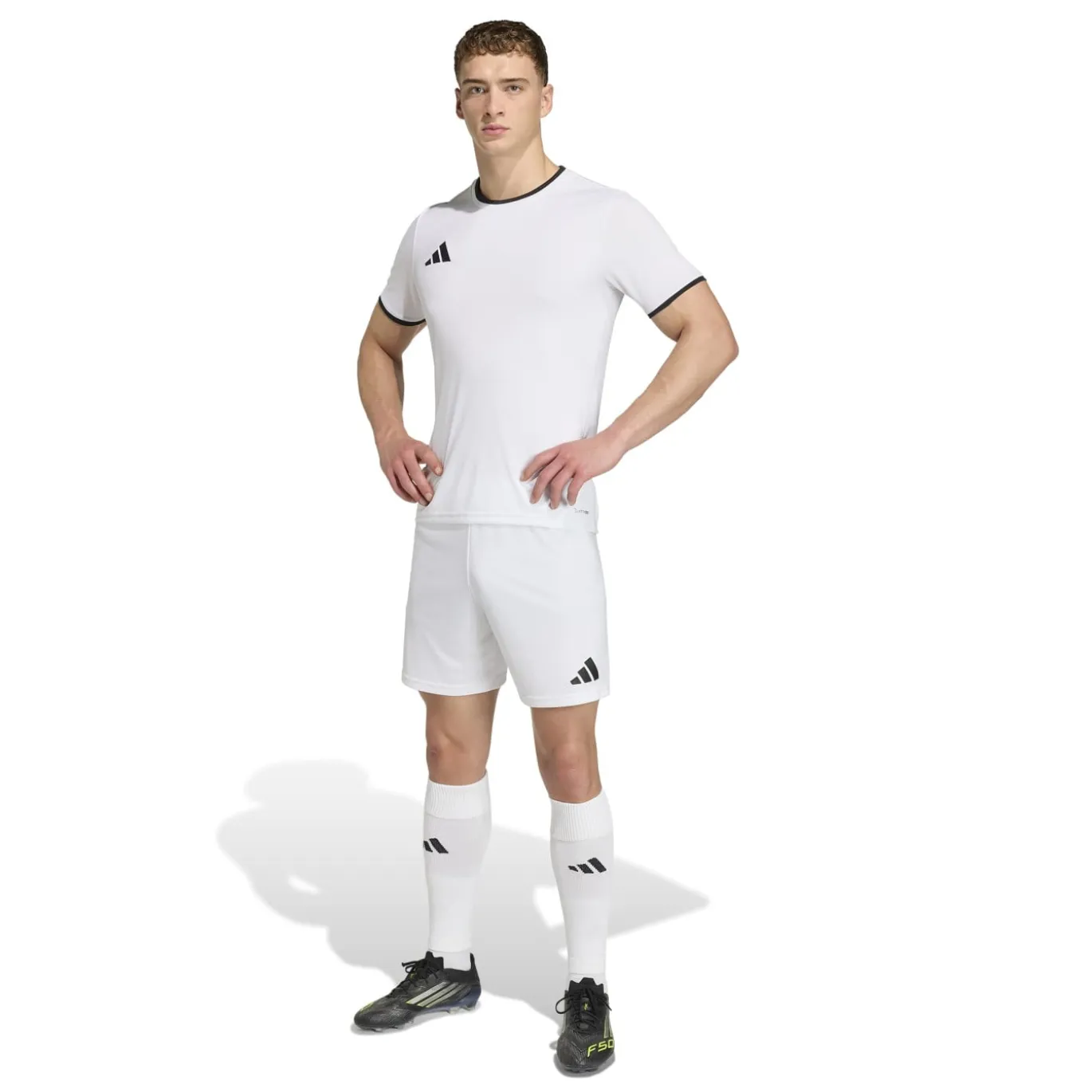 adidas Entrada 26 Voetbaltenue Wit Zwart