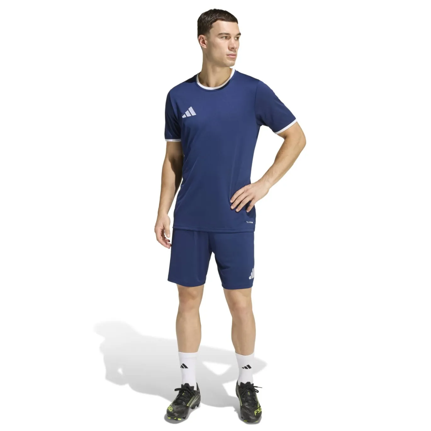 adidas Entrada 26 Voetbaltenue Donkerblauw Wit