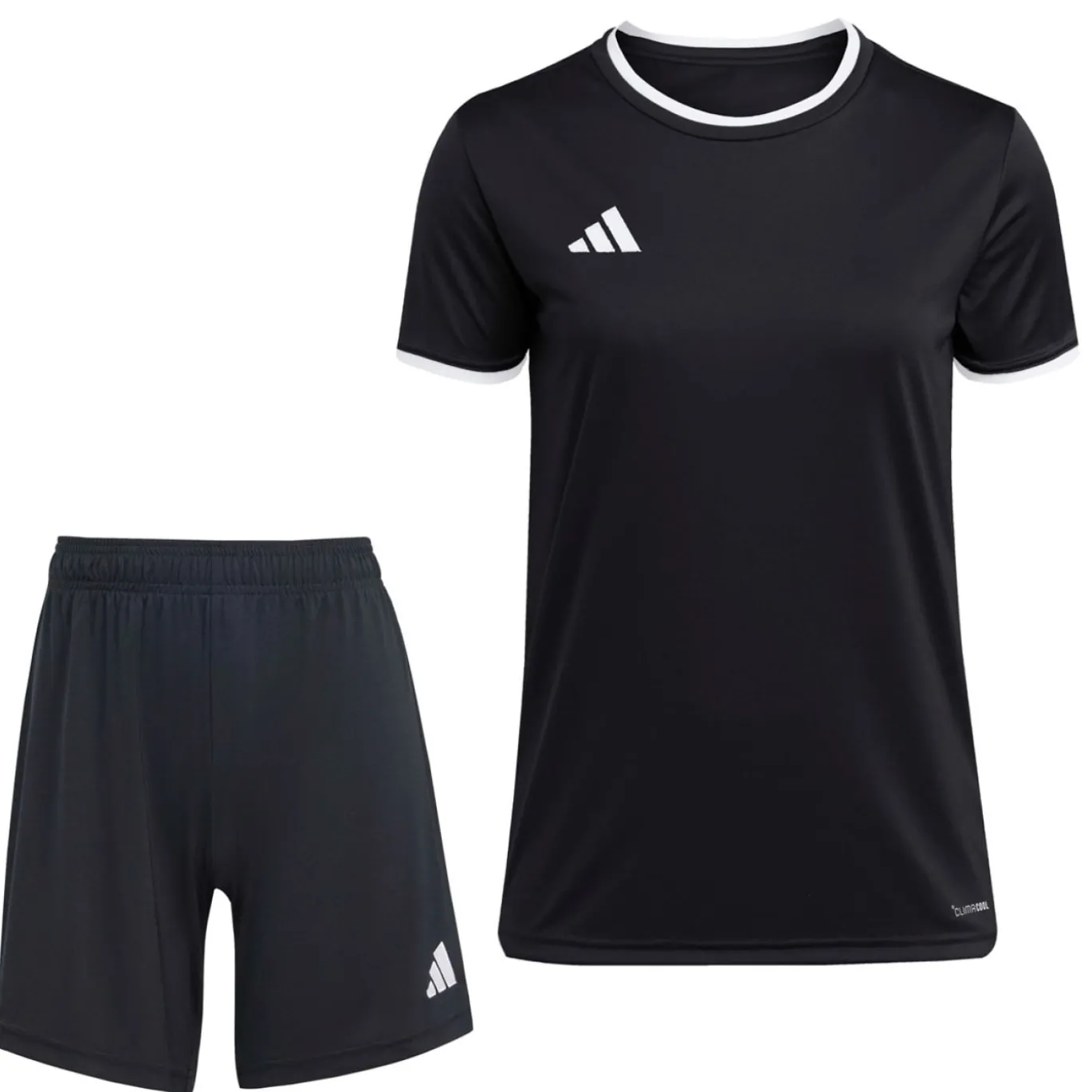 adidas Entrada 26 Voetbaltenue Dames Zwart Wit