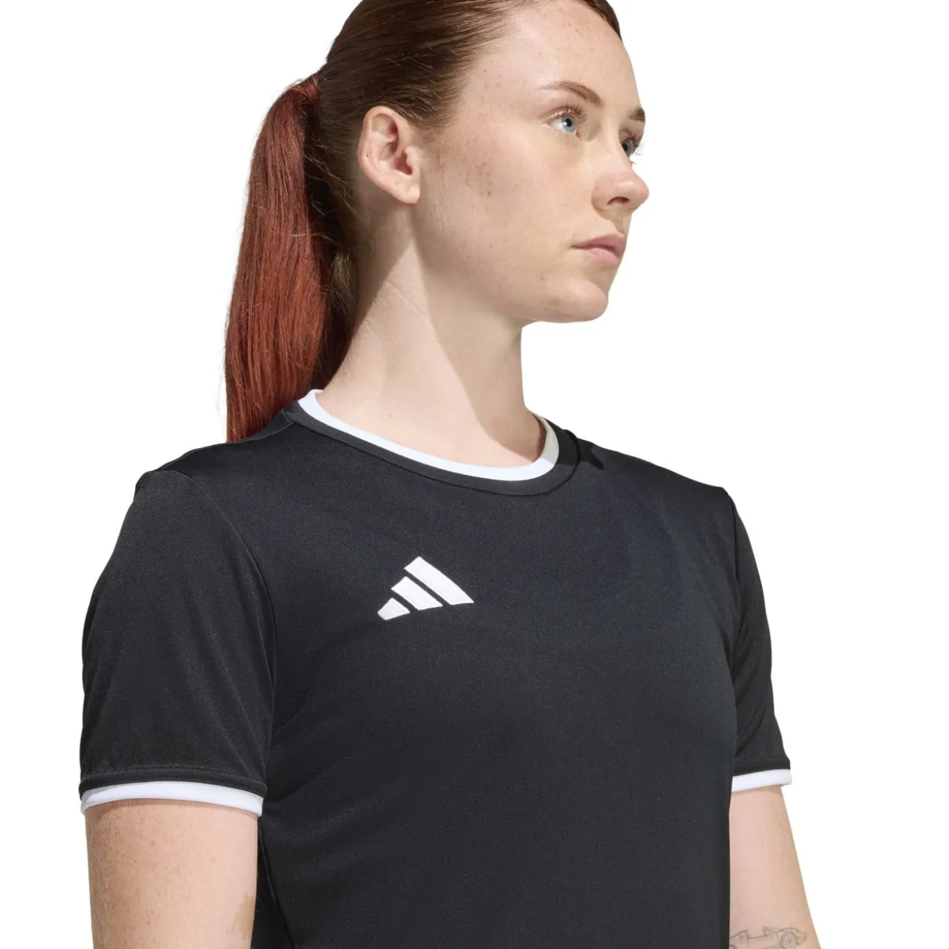 adidas Entrada 26 Voetbaltenue Dames Zwart Wit