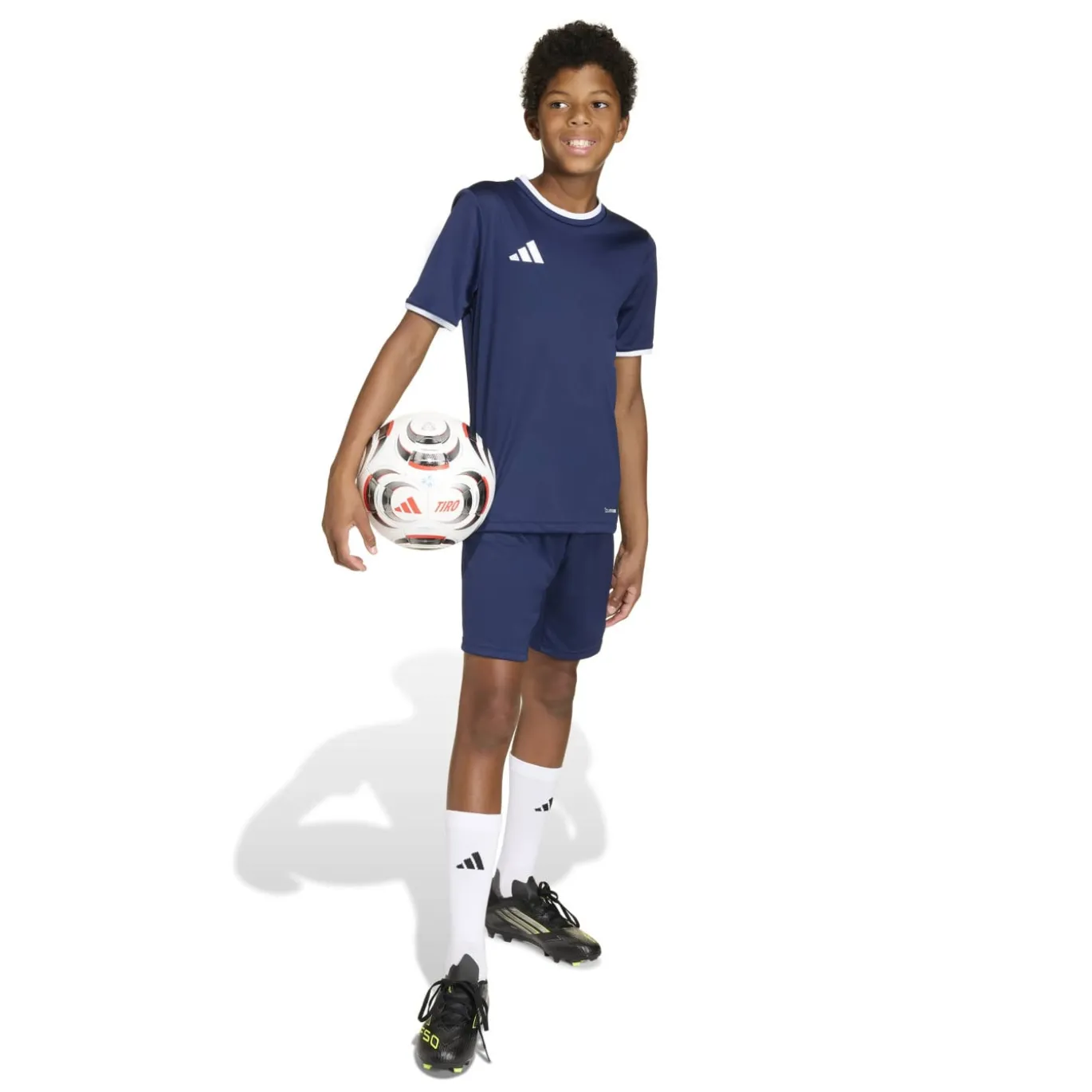 adidas Entrada 26 Voetbaltenue Kids Donkerblauw Wit