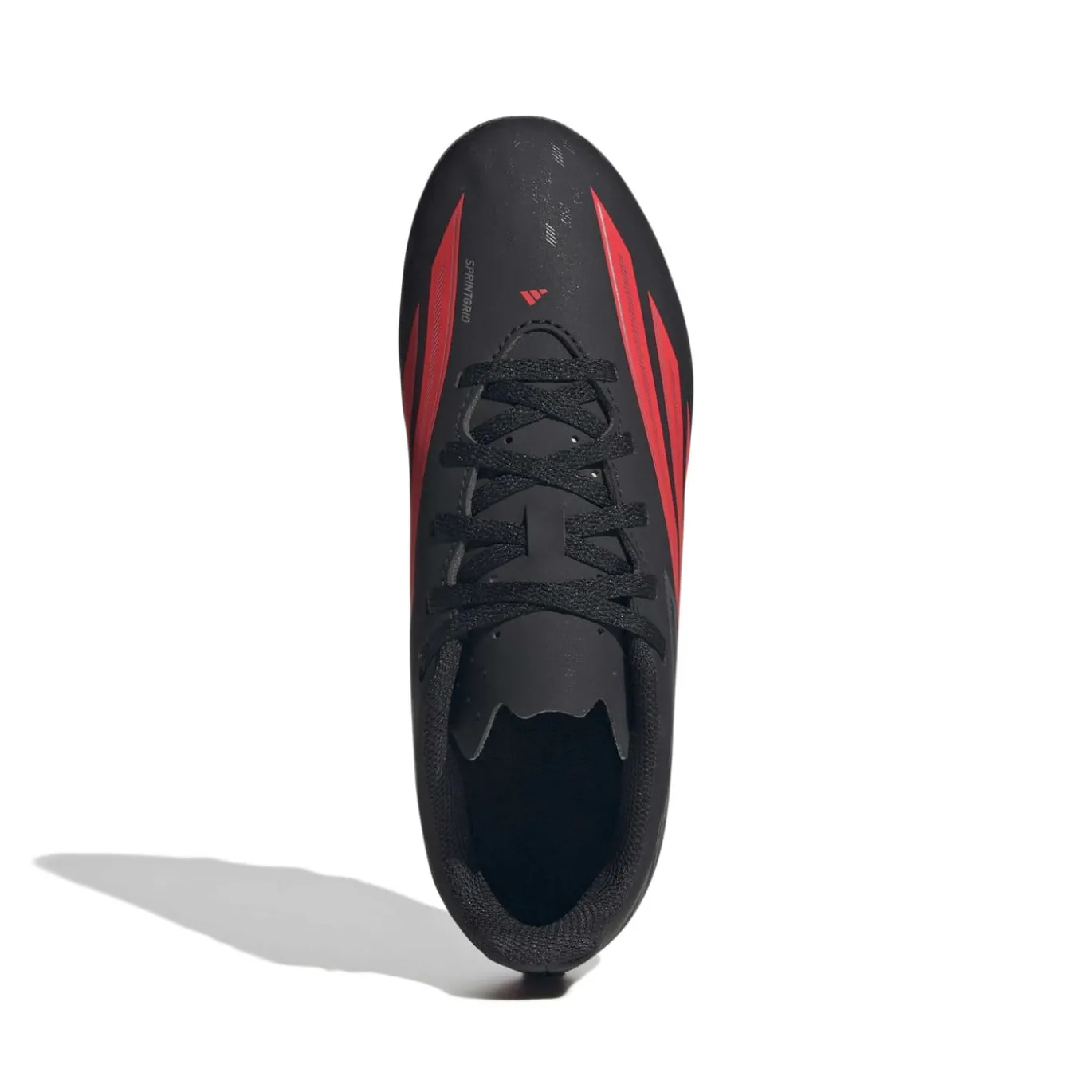 adidas F50 Club Gras / Kunstgras Voetbalschoenen (MG) Kids Zwart Rood Donkergrijs