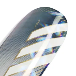 adidas F50 Club Scheenbeschermers Zilvergrijs Wit Goud Zwart