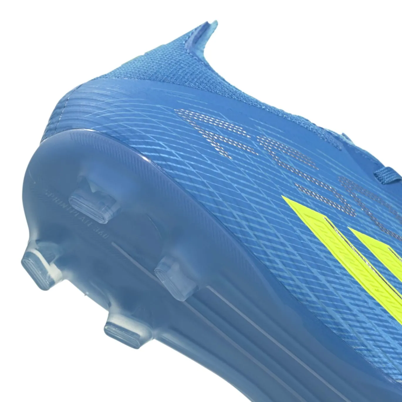 adidas F50 Elite Gras Voetbalschoenen (FG) Kids Blauw Neongeel