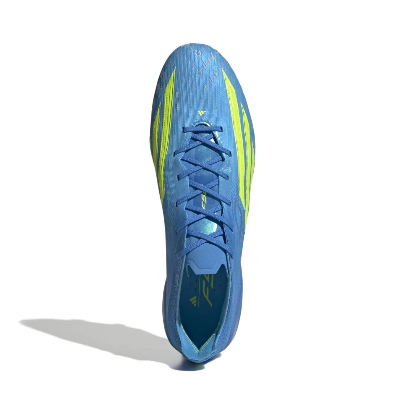adidas F50 Elite Gras Voetbalschoenen (FG) Blauw Neongeel