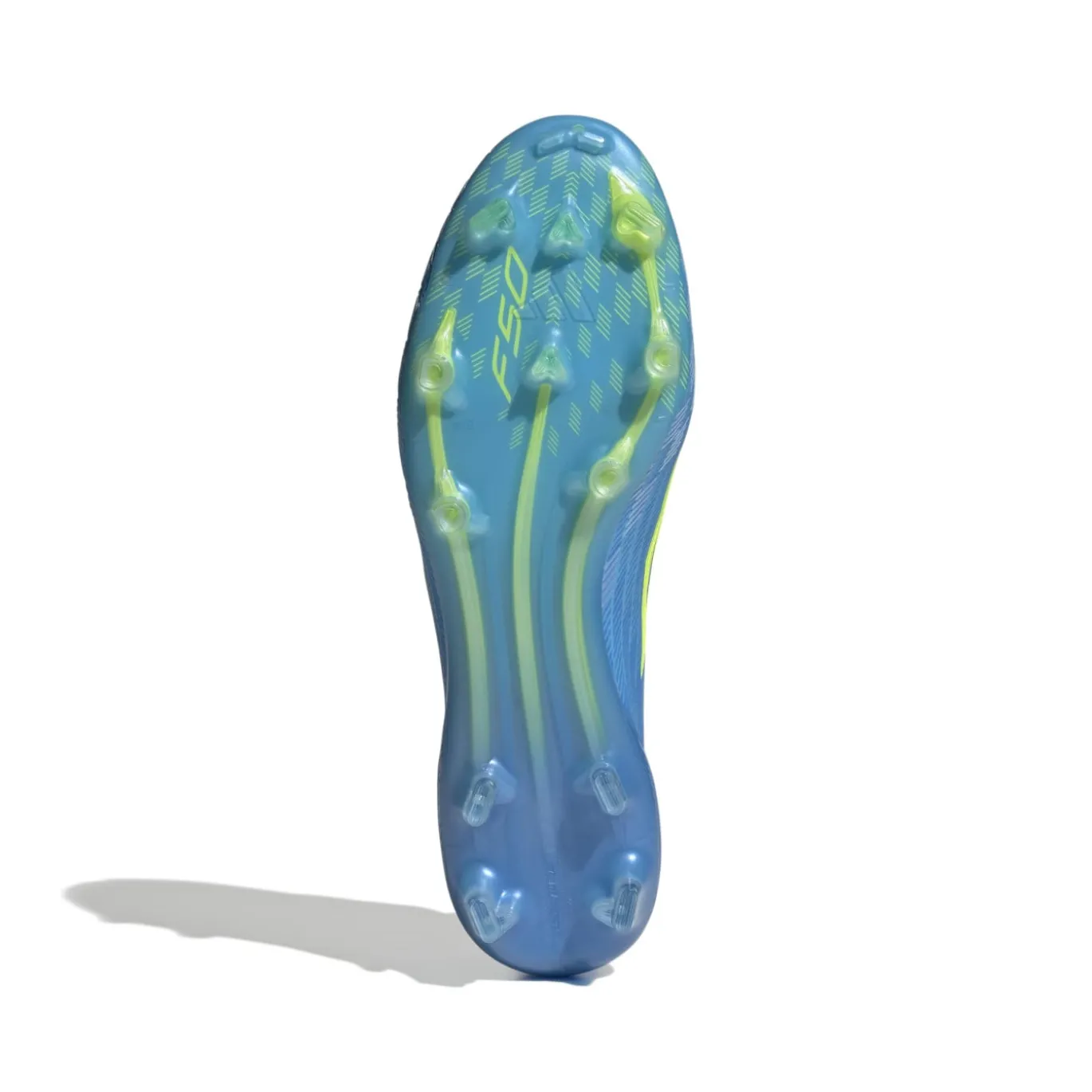 adidas F50 Elite Gras Voetbalschoenen (FG) Blauw Neongeel