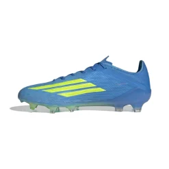 adidas F50 Elite Gras Voetbalschoenen (FG) Blauw Neongeel