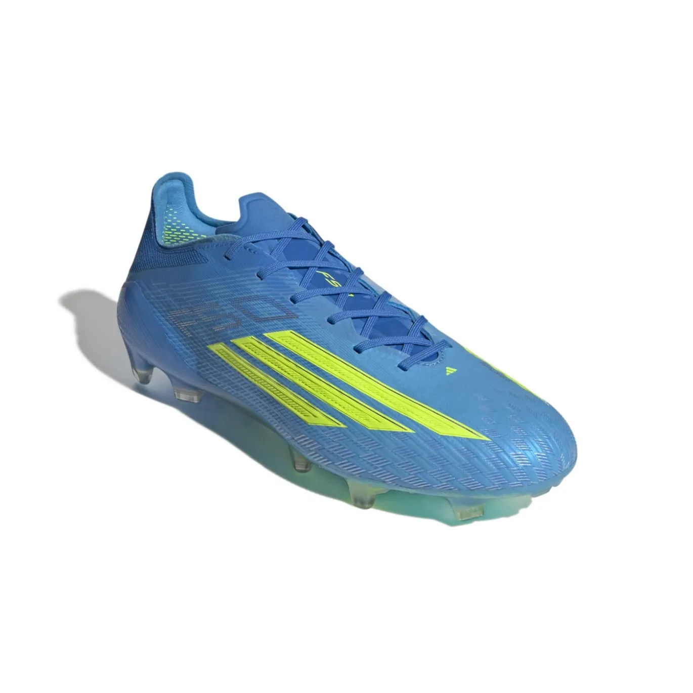adidas F50 Elite Gras Voetbalschoenen (FG) Blauw Neongeel