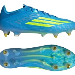 adidas F50 Elite IJzeren-Nop Voetbalschoenen (SG) Blauw Neongeel
