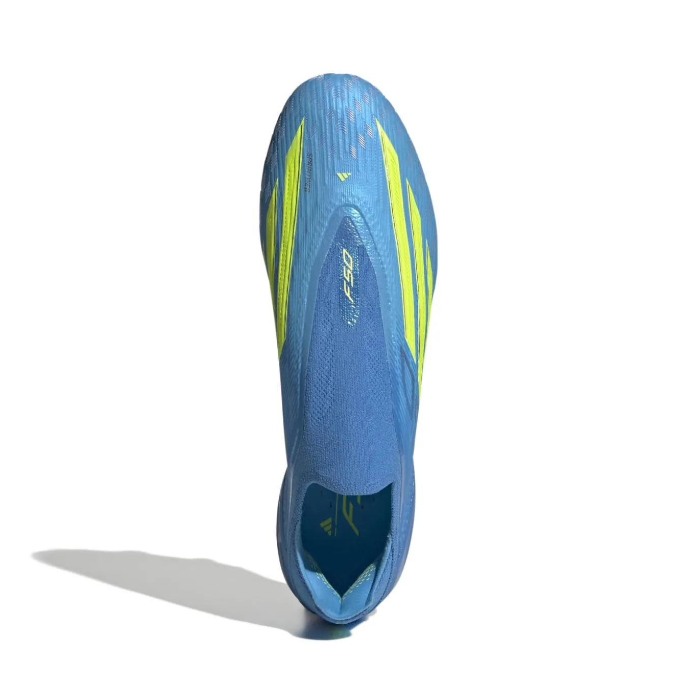 adidas F50 Elite Veterloze Gras Voetbalschoenen (FG) Blauw Neongeel