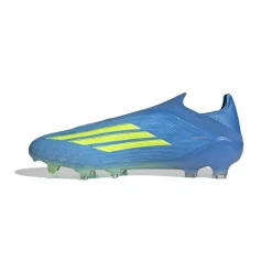 adidas F50 Elite Veterloze Gras Voetbalschoenen (FG) Blauw Neongeel
