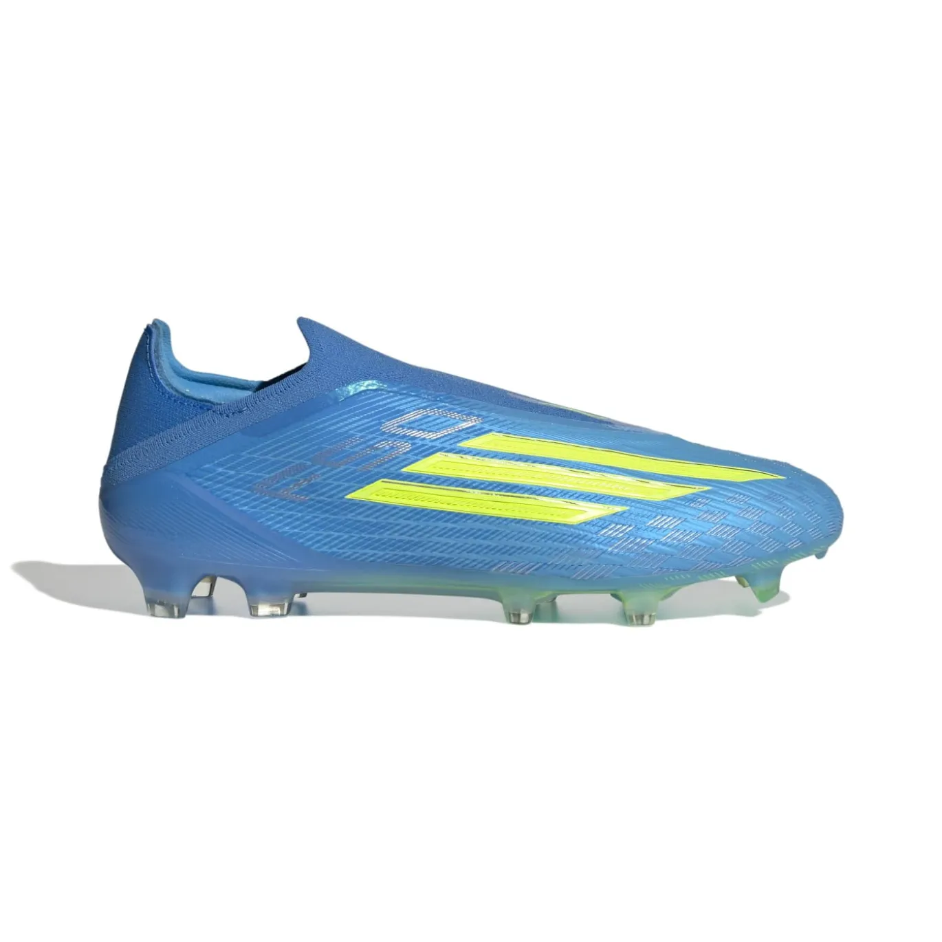 adidas F50 Elite Veterloze Gras Voetbalschoenen (FG) Blauw Neongeel