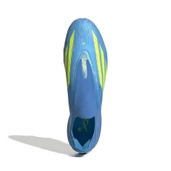 adidas F50 Elite Veterloze IJzeren-Nop Voetbalschoenen (SG) Blauw Neongeel