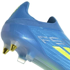 adidas F50 Elite Veterloze IJzeren-Nop Voetbalschoenen (SG) Blauw Neongeel