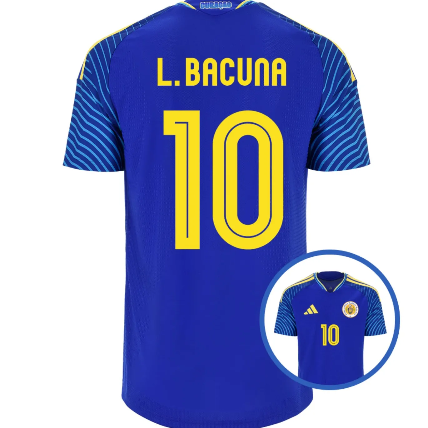 adidas FFK Curaçao L. Bacuna 10 Thuisshirt Authentic 2026-2028