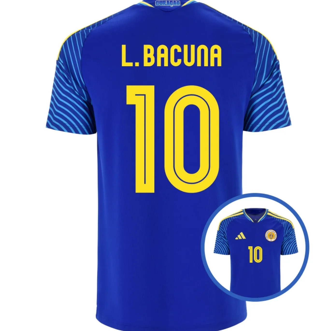 adidas FFK Curaçao L. Bacuna 10 Thuisshirt 2026-2028 Kids