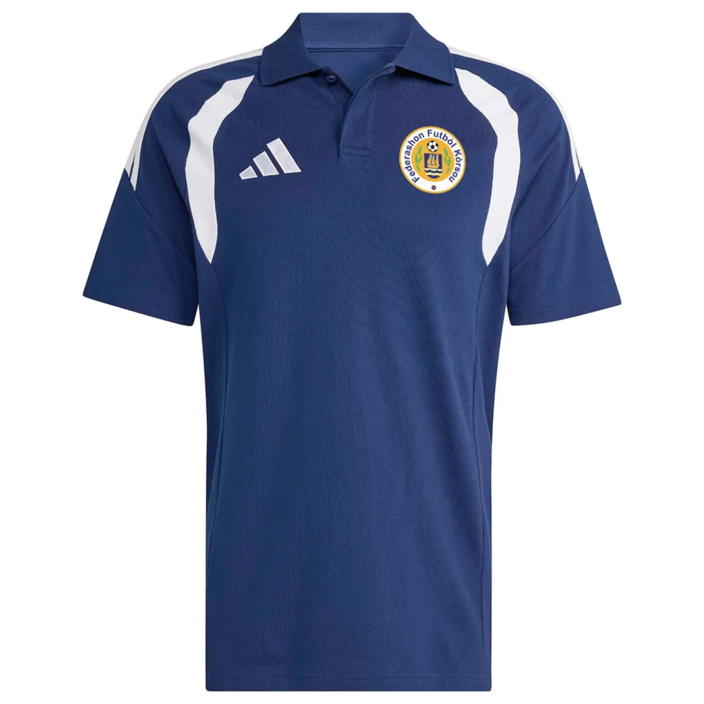 adidas FFK Curaçao Polo Donkerblauw