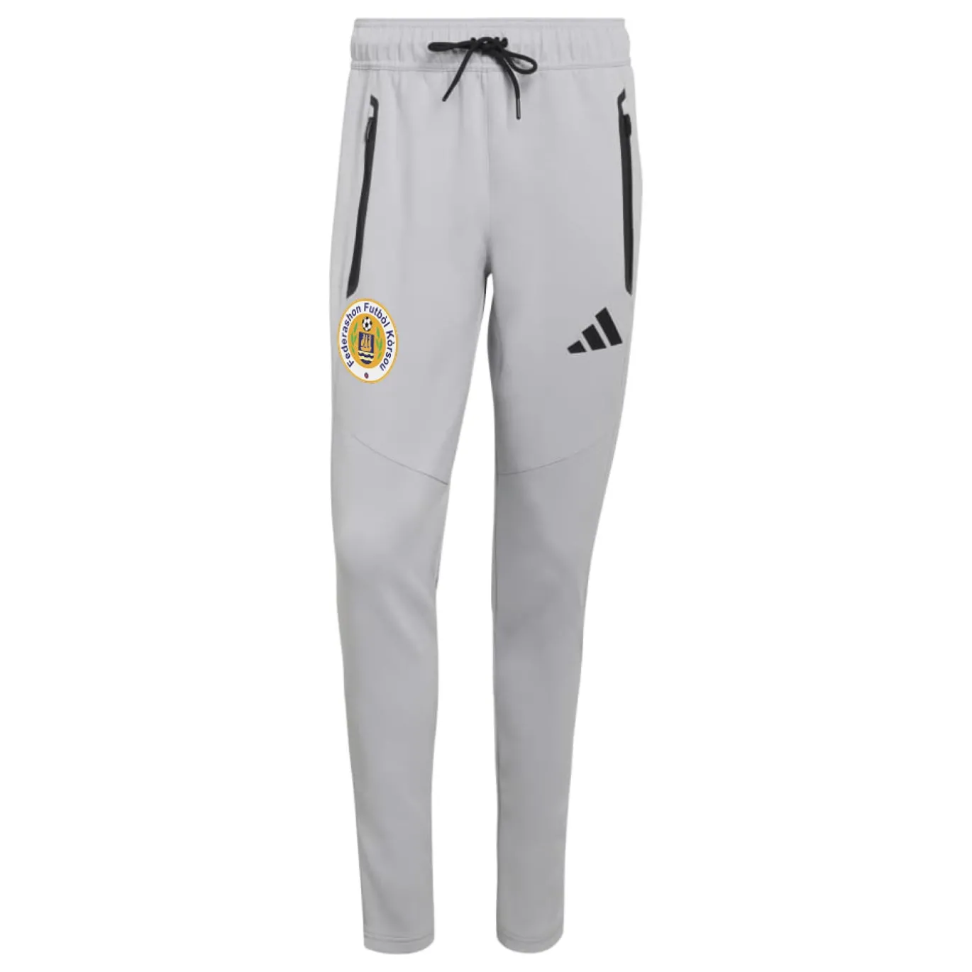 adidas FFK Curaçao Tiro Travel Joggingbroek 2026-2028 Grijs