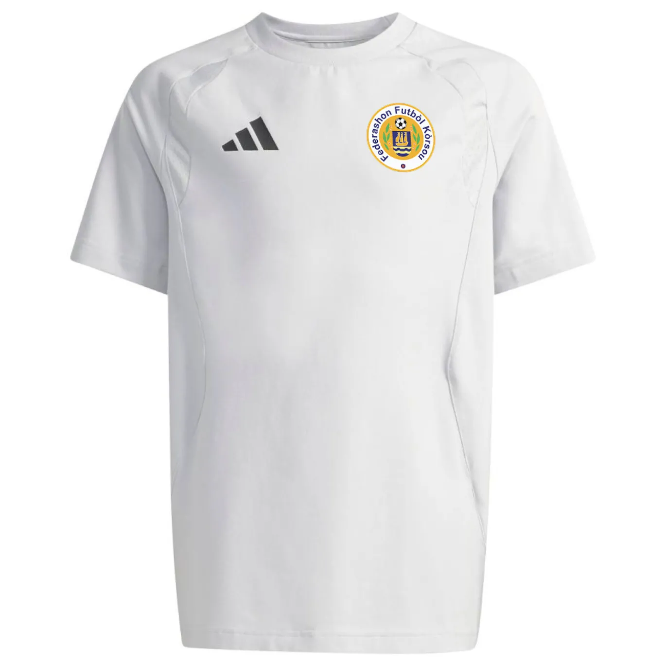 adidas FFK Curaçao Tiro Travel Trainingsshirt 2026-2028 Kids Grijs