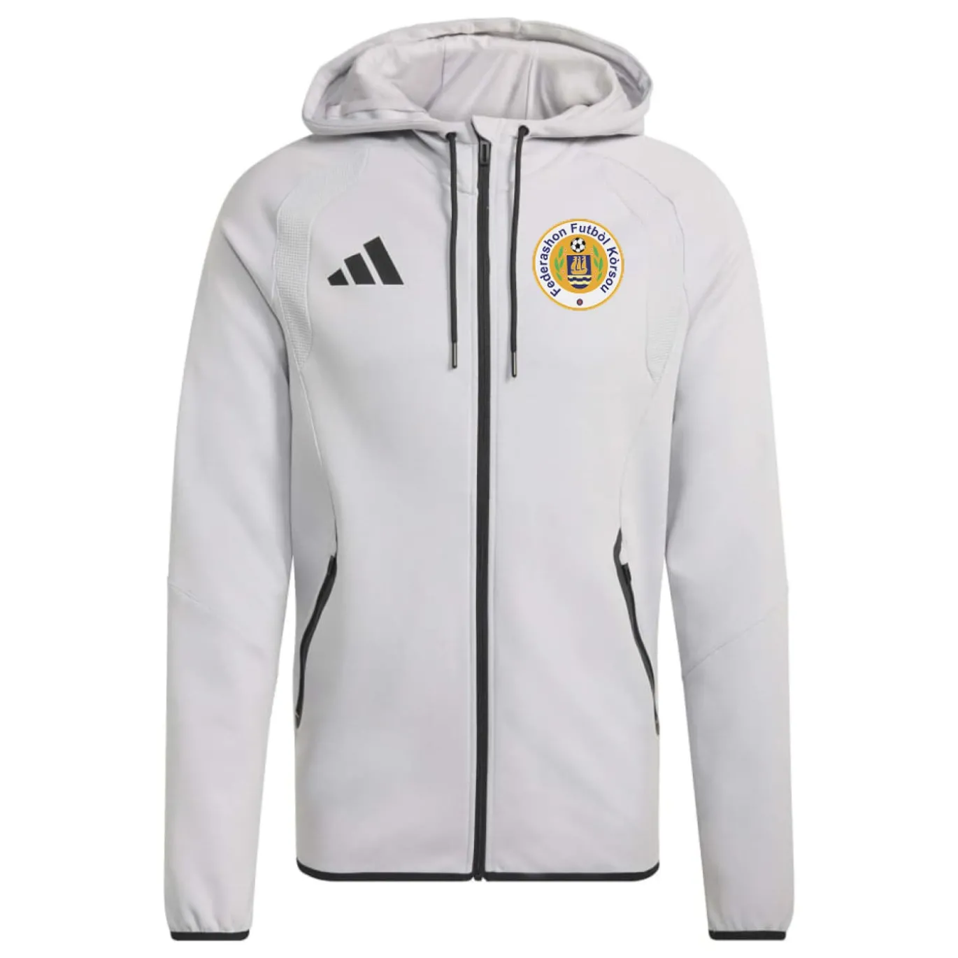 adidas FFK Curaçao Tiro Travel Joggingpak 2026-2028 Grijs