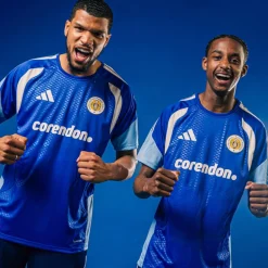 adidas FFK Curacao Trainingsset 2026-2028 Sponsors Blauw