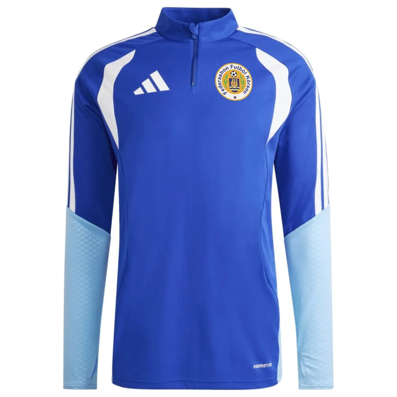 adidas FFK Curacao Trainingspak 1/4-Zip 2026-2028 Blauw