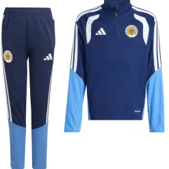 adidas FFK Curacao Trainingspak 1/4-Zip 2026-2028 Donkerblauw Kids