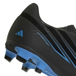adidas F50 Hyperfast Club Gras / Kunstgras Voetbalschoenen (MG) Kids Zwart Zwart Blauw
