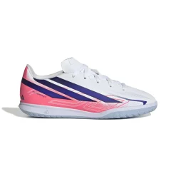 adidas F50 Hyperfast Club Zaalvoetbalschoenen (IN) Kids Wit Paars Roze