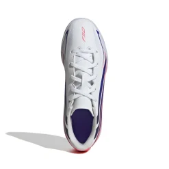adidas F50 Hyperfast Club Zaalvoetbalschoenen (IN) Kids Wit Paars Roze
