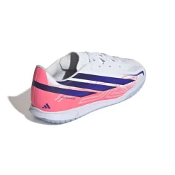adidas F50 Hyperfast Club Zaalvoetbalschoenen (IN) Kids Wit Paars Roze