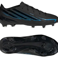 adidas F50 Hyperfast Elite Gras Voetbalschoenen (FG) Kids Zwart Zwart Blauw