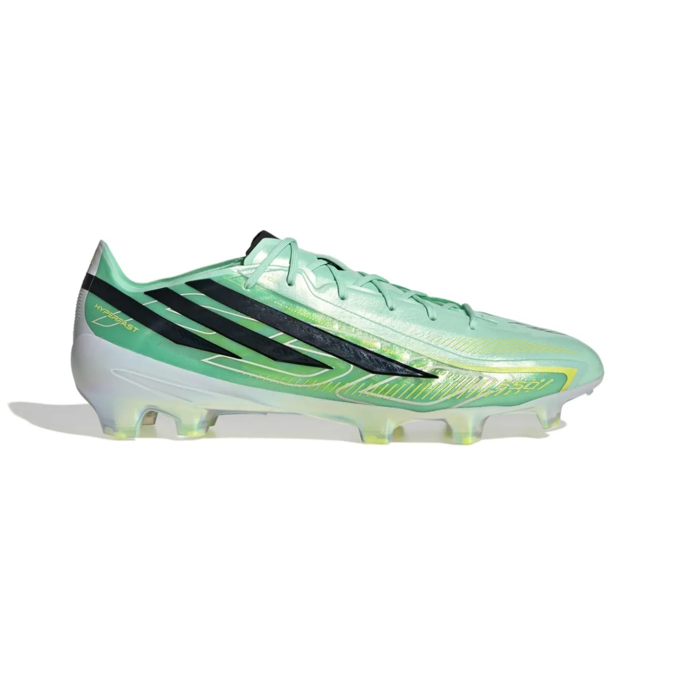 adidas F50 Hyperfast Elite Gras Voetbalschoenen (FG) Mintgroen Zwart Wit