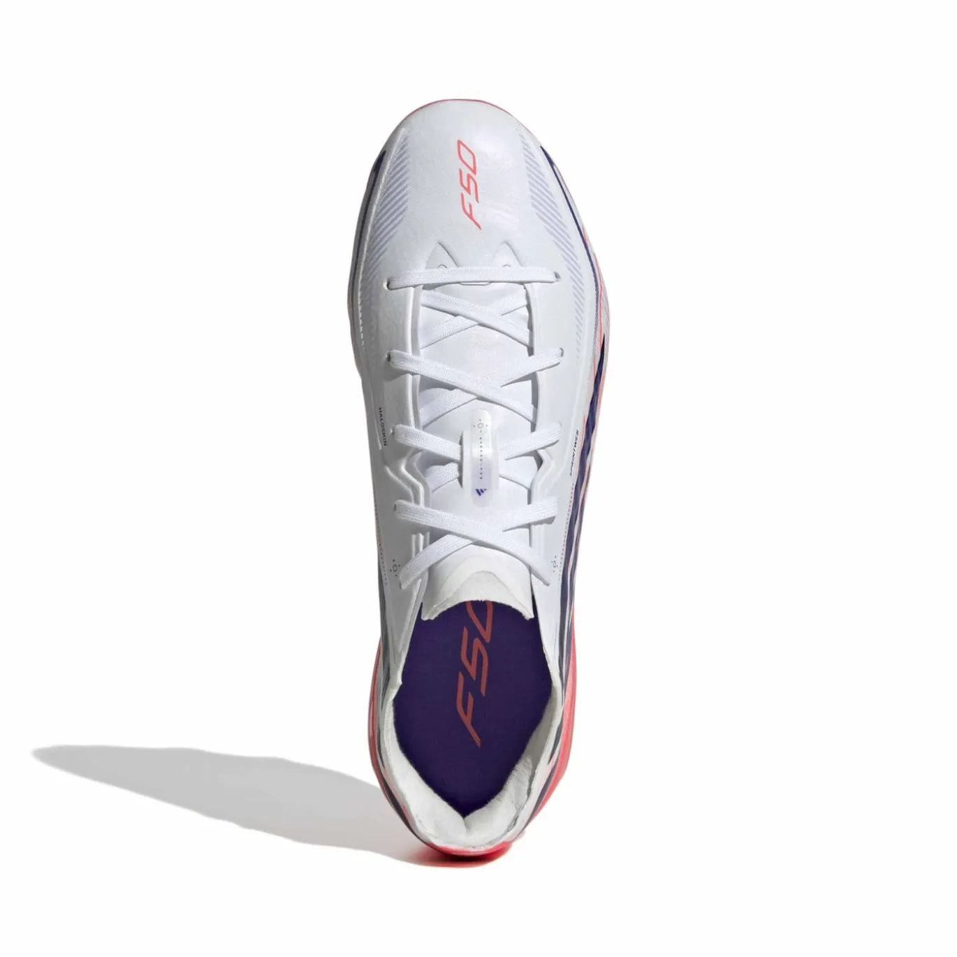 adidas F50 Hyperfast Elite Gras Voetbalschoenen (FG) Kids Wit Paars Roze