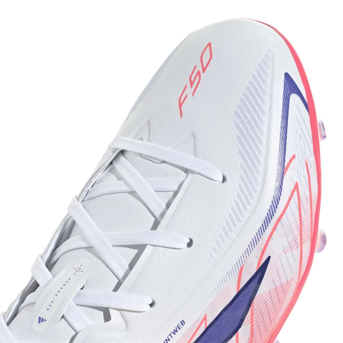 adidas F50 Hyperfast Elite Gras Voetbalschoenen (FG) Kids Wit Paars Roze