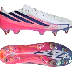 adidas F50 Hyperfast Elite IJzeren-Nop Voetbalschoenen (SG) Wit Paars Roze