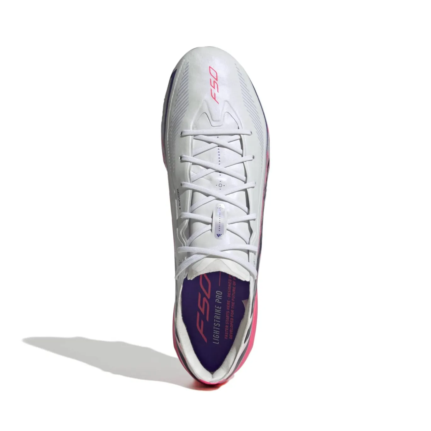 adidas F50 Hyperfast Elite IJzeren-Nop Voetbalschoenen (SG) Wit Paars Roze