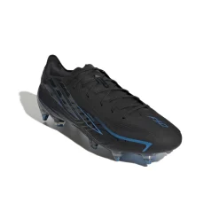 adidas F50 Hyperfast Elite IJzeren-Nop Voetbalschoenen (SG) Zwart Zwart Blauw