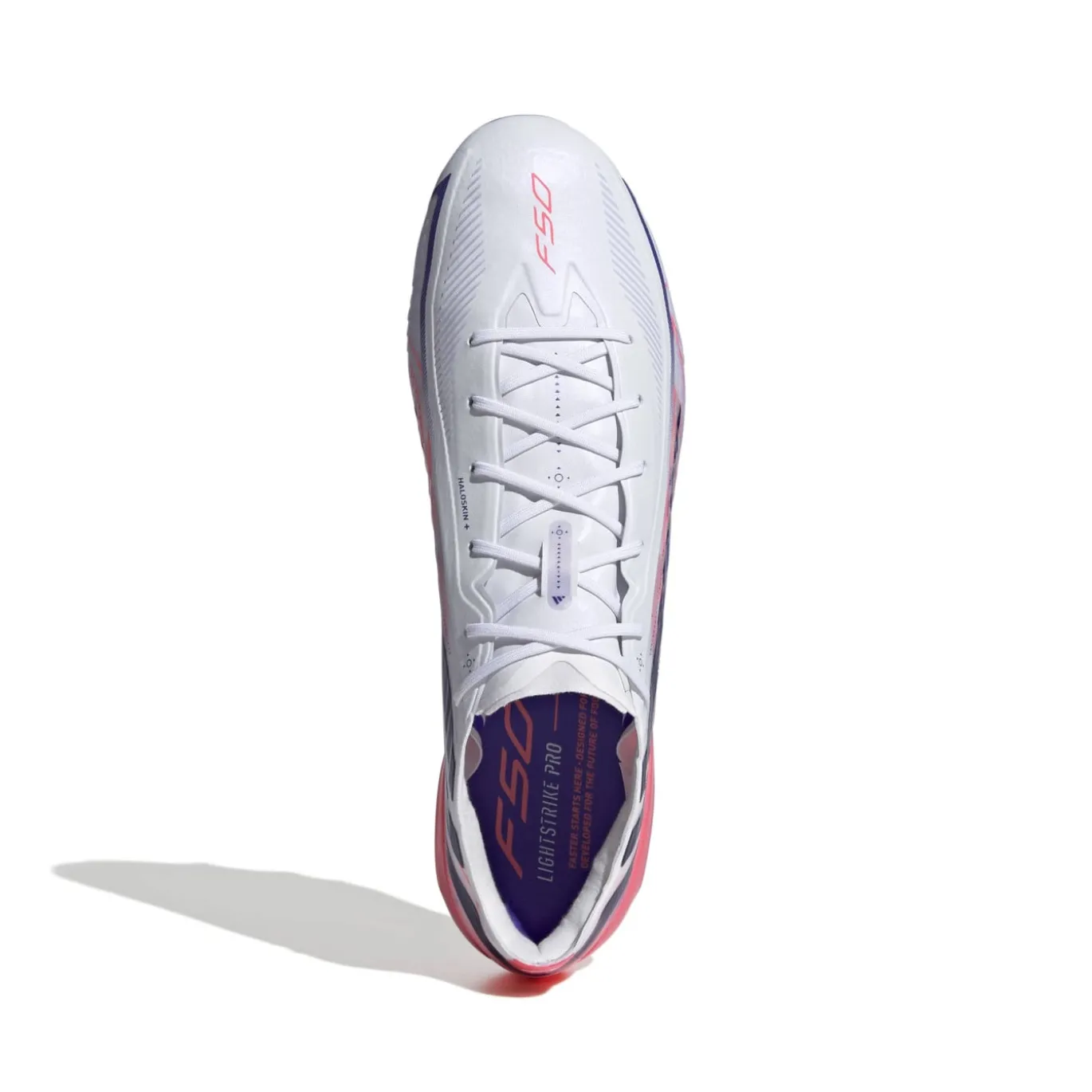 adidas F50 Hyperfast Elite Kunstgras Voetbalschoenen (AG) Wit Paars Roze