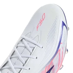 adidas F50 Hyperfast Elite Kunstgras Voetbalschoenen (AG) Wit Paars Roze